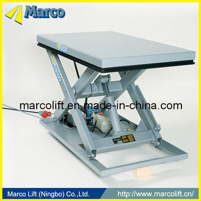Pedido personalizado Mesa de elevação de uma tesoura única de 0,5-1 toneladas Marco com certificação CE